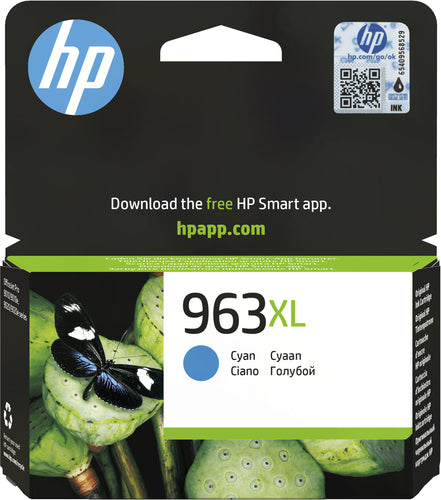 HP 963XL High Yield Cyan Original Ink Cartridge HP 963XL High Yield Cyan Original Ink Cartridge